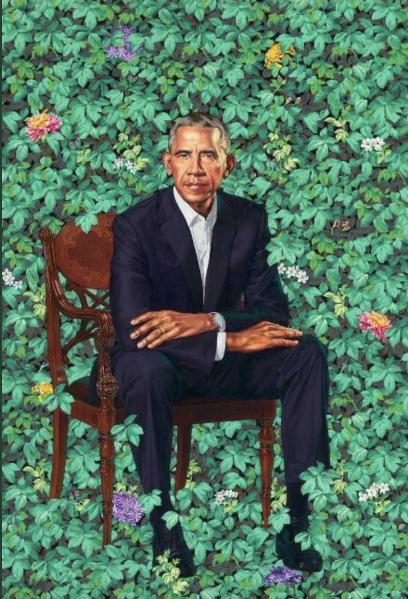 Barack Obama The National Portrait Gallery Smithsonian Institution Portraits Of Presidents United States - Green Transparent PNG