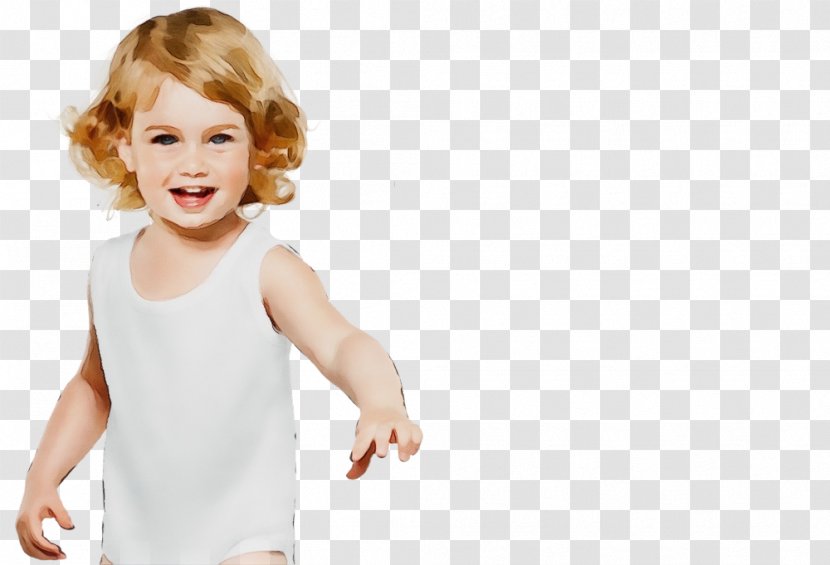 Baby Cartoon - Blond - Tshirt Thumb Transparent PNG