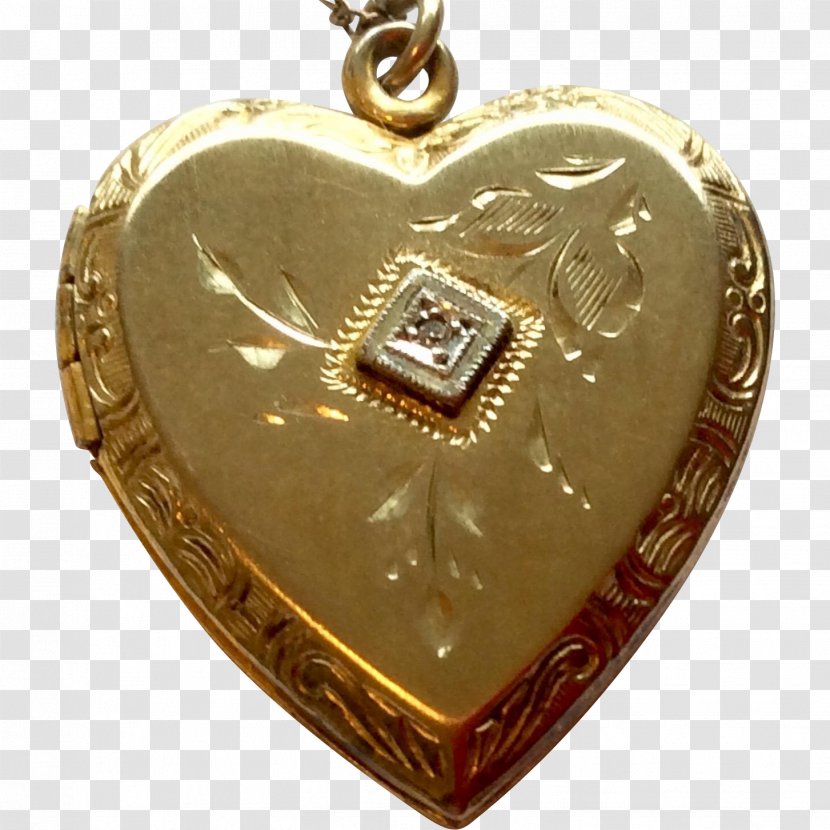 Locket Gold - Pendant Transparent PNG