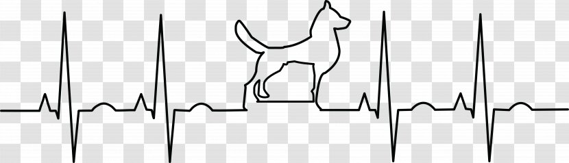 Electrocardiography Heart Dog Clip Art - Home Fencing Transparent PNG