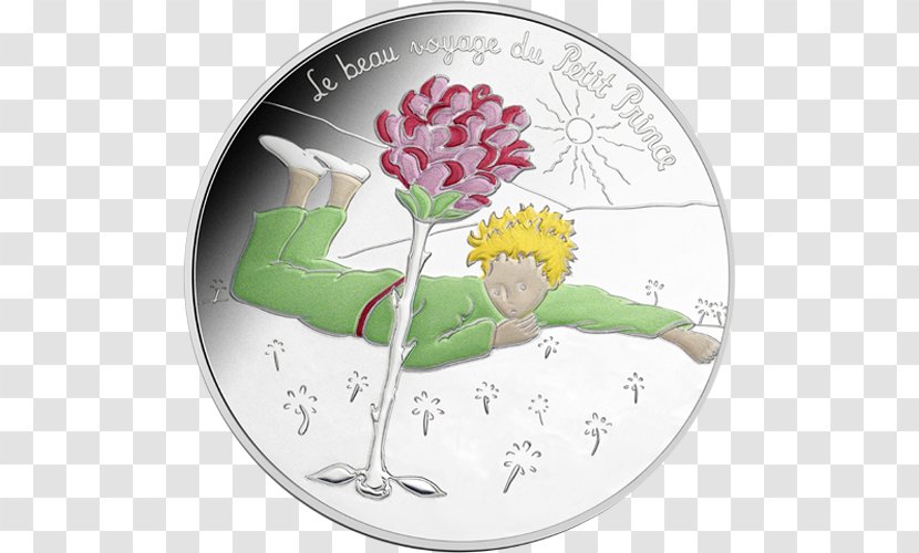 The Little Prince Le Petit Voyage Monnaie De Paris Silver Coin - Plant Transparent PNG