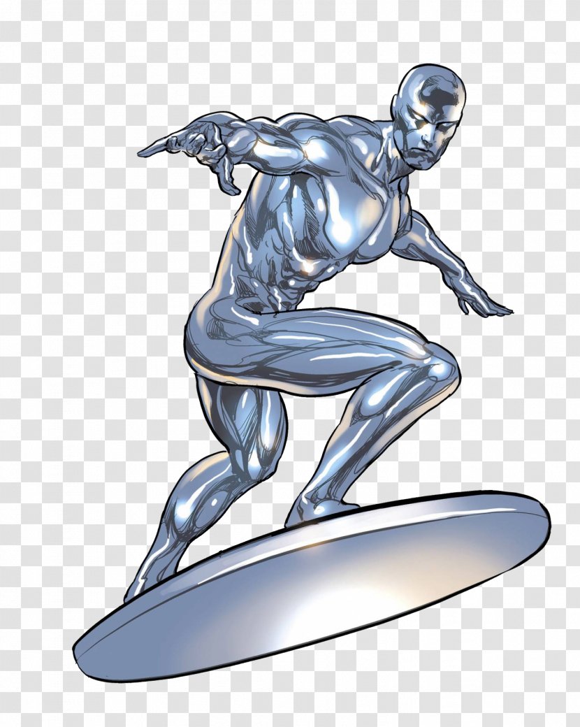 Silver Surfer Iron Man Thanos T-shirt Marvel Comics - Joint Transparent PNG