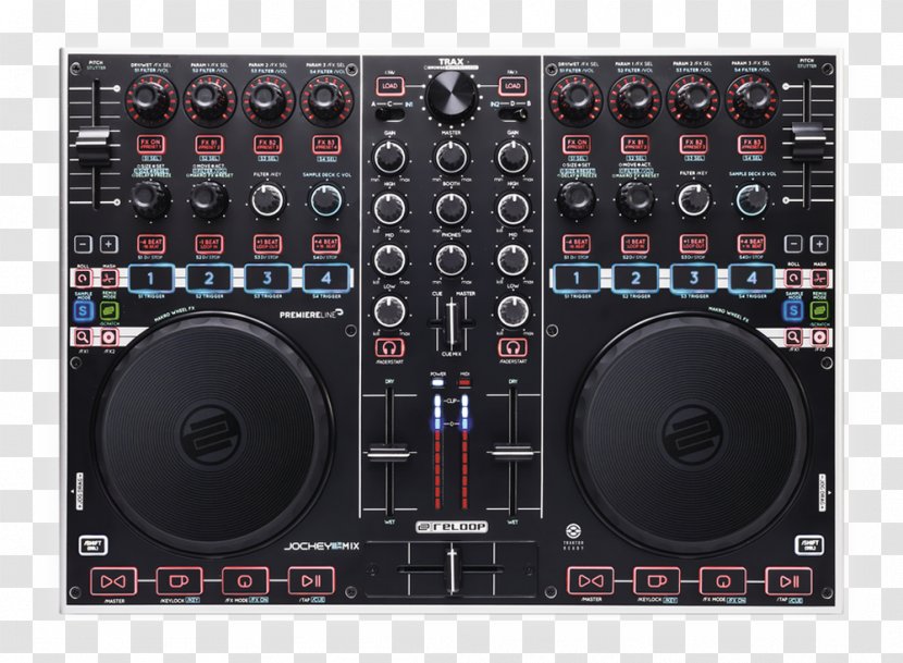 DJ Controller Audio Mixers Disc Jockey Remix Traktor - Flower - Vestax Transparent PNG