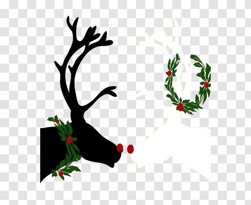 Christmas Lights Screensaver Tree Wallpaper - Snowflake - Black And White Reindeer Transparent PNG