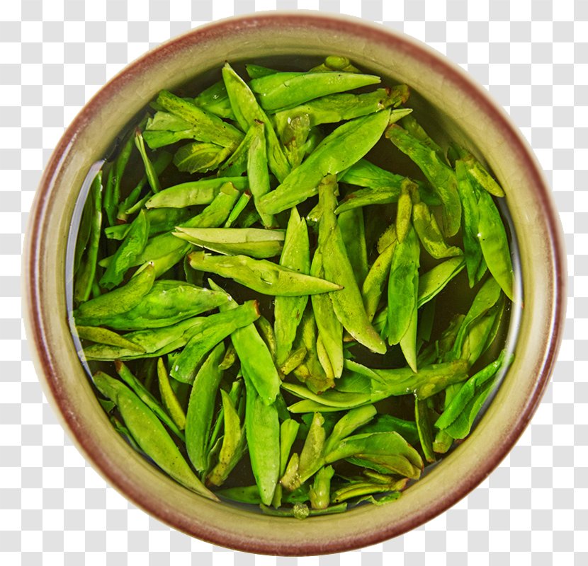 Green Tea Longjing Flowering Oolong - A Bowl Of Transparent PNG