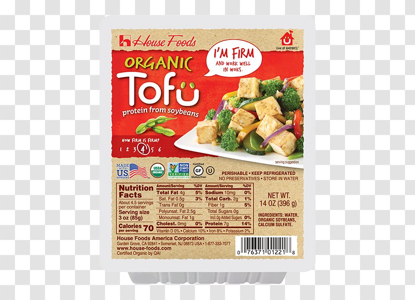 Organic Nasoya Extra Firm Tofu Vitasoy USA Silken Food Shirataki Noodles - House Foods Group - Natural Transparent PNG