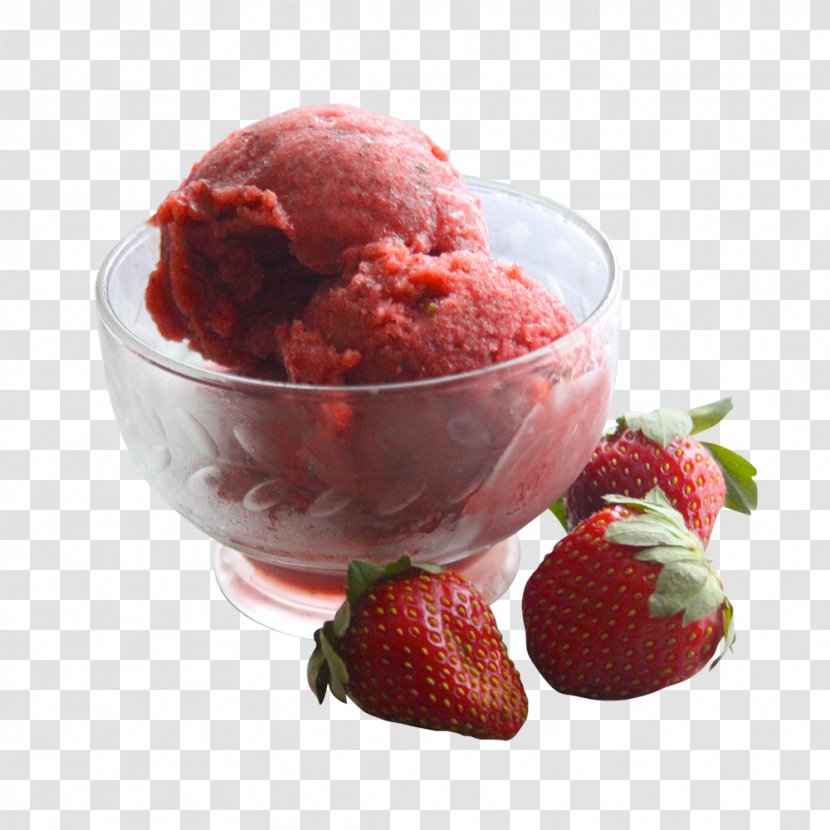 Sorbet Ice Cream Frozen Yogurt Blender Cocktail - Flavor - Strawberry Transparent PNG