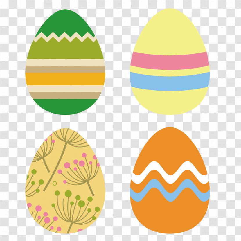 Easter Egg Design Clip Art - Food - Creative Painted Eggs Transparent PNG