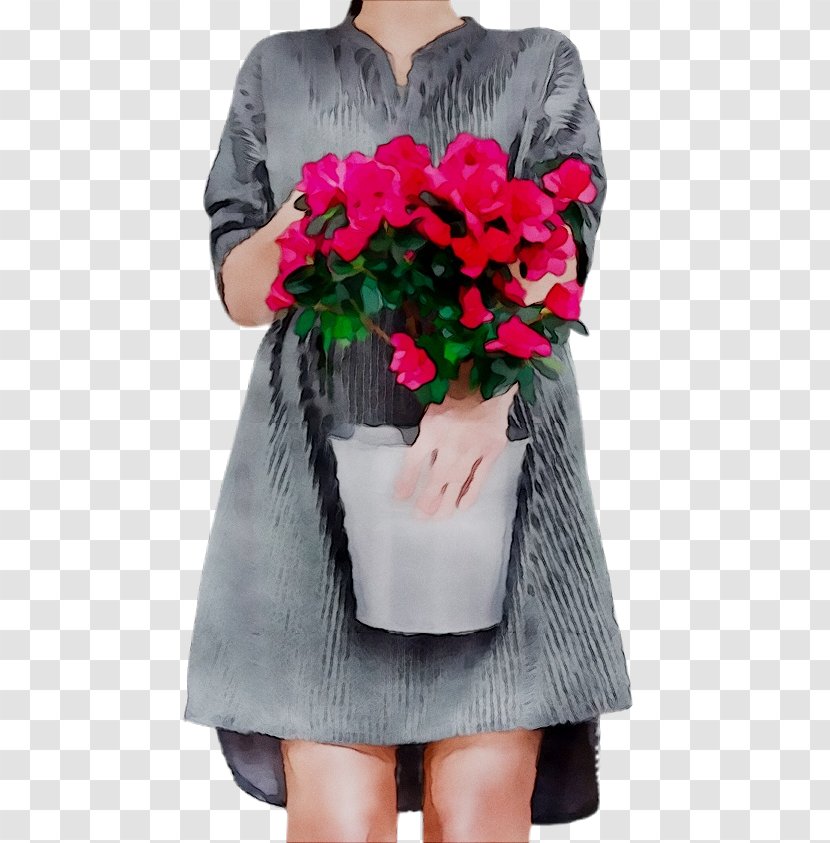 Cut Flowers Flower Bouquet Outerwear Shoulder - Petunia Transparent PNG