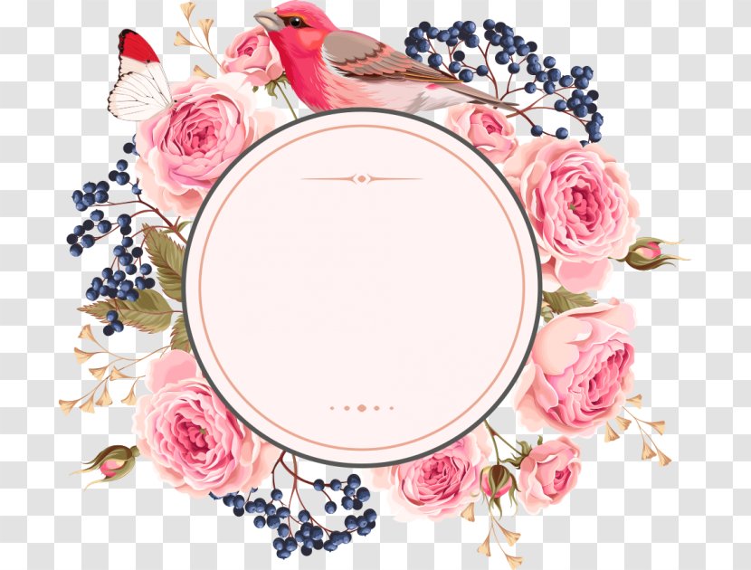 Floral Wedding Invitation Background - Cosmetics Dishware Transparent PNG