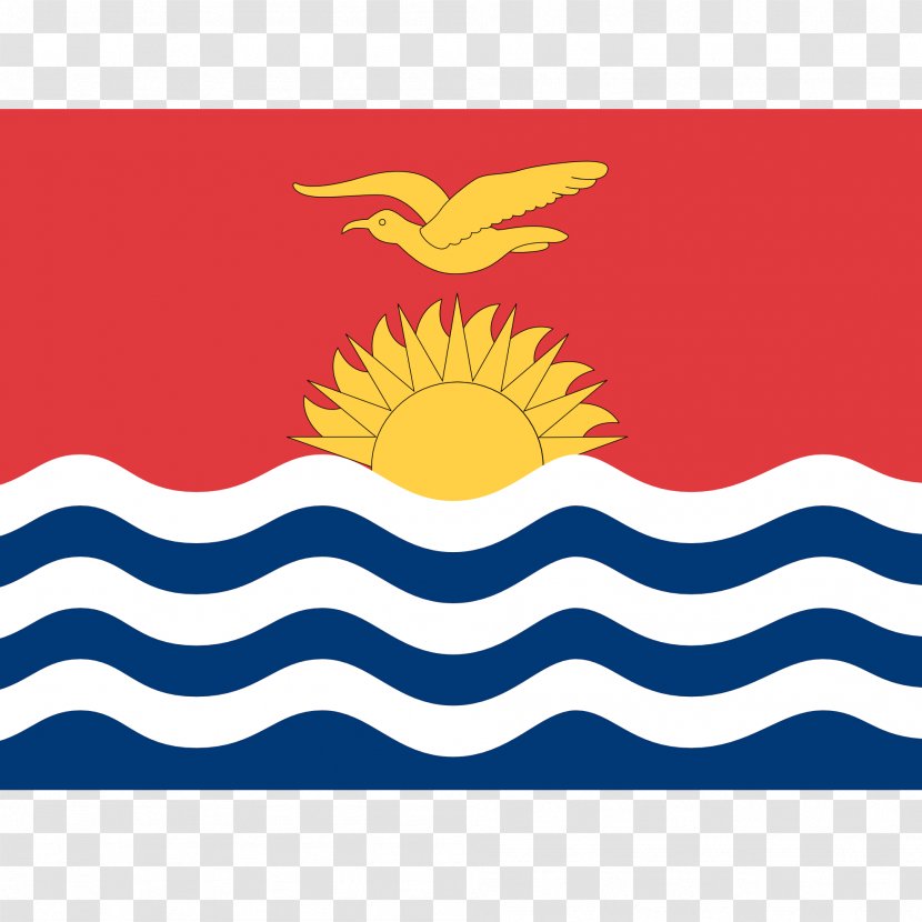 Flag Of Kiribati National Vanuatu - Rectangle Transparent PNG