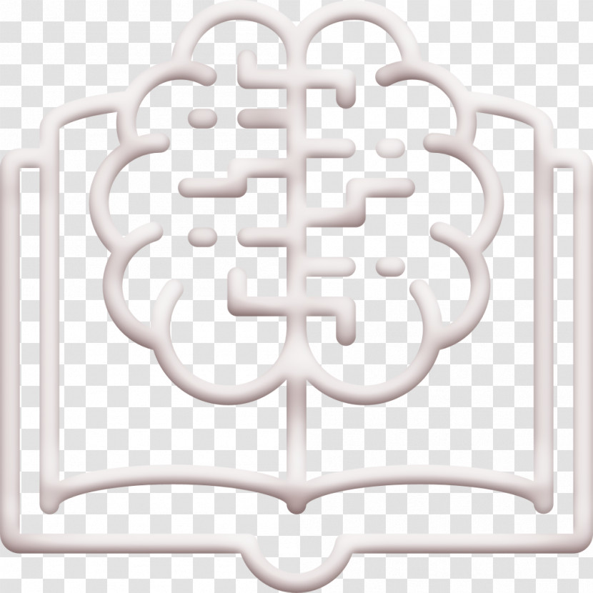Artificial Intelligence Icon Brain Icon Book Icon Transparent PNG