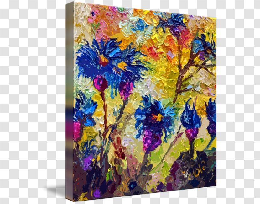 Floral Design Acrylic Paint Still Life Art Transparent PNG
