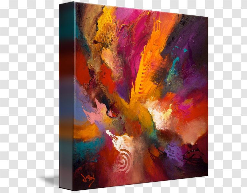 Modern Art Acrylic Paint Painting - Resin Transparent PNG