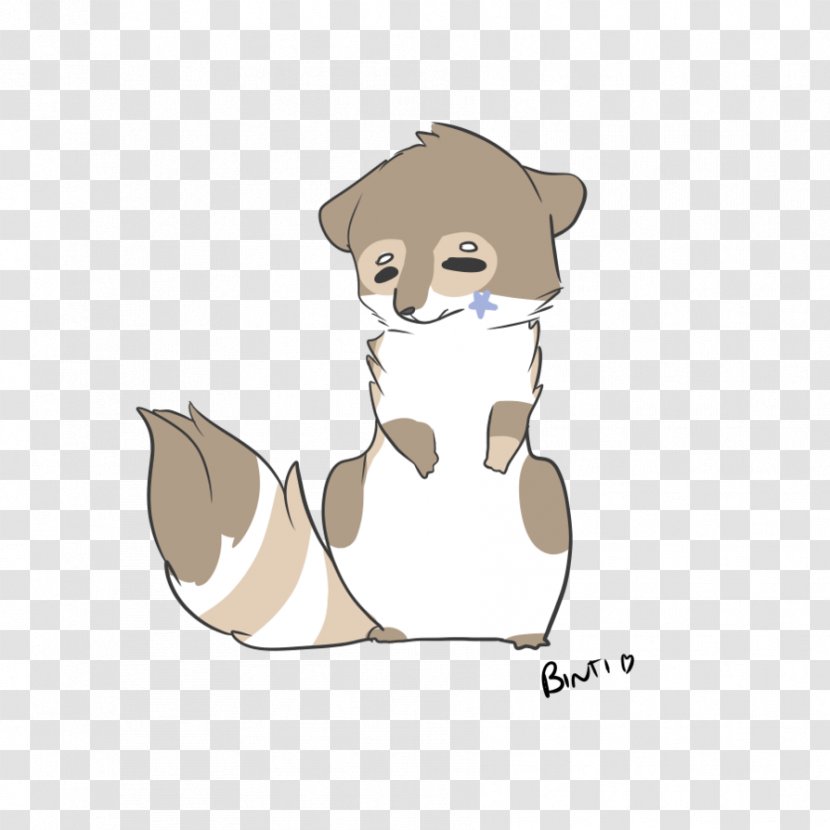 Whiskers Cat Canidae Dog - Cartoon - Raccoon Painting Transparent PNG