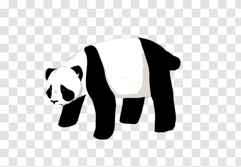 Cat Giant Panda Logo Dog Black - Like Mammal Transparent PNG