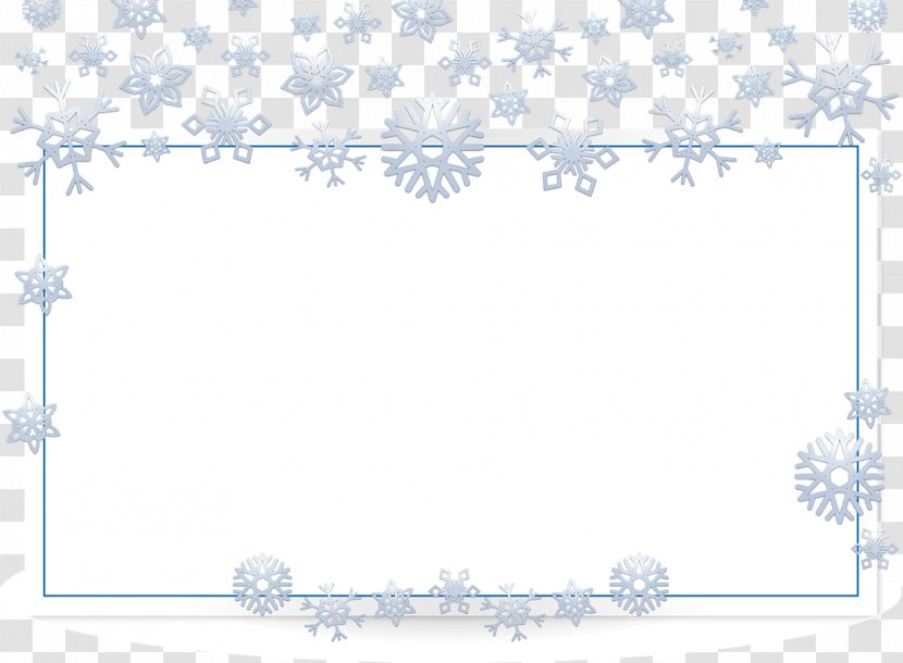 Christmas Icon - Picture Frame - Snowflake Transparent PNG