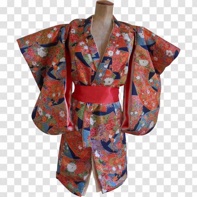 Robe Japanese Dolls Kimono - Frame - Japan Transparent PNG