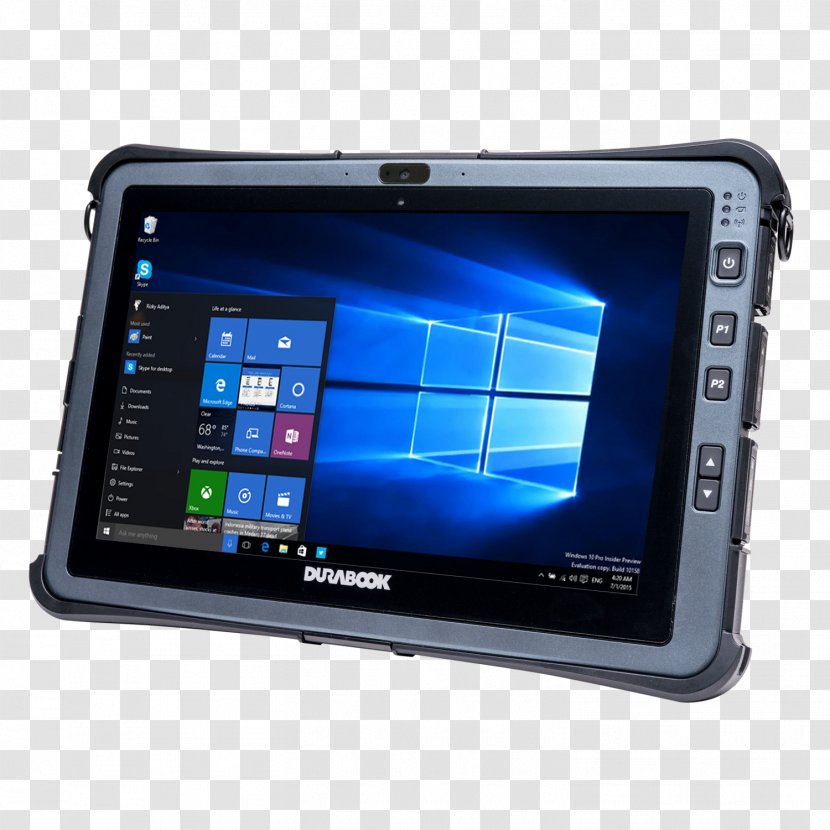 Laptop Display Device Rugged Computer Tablet Computers Intel - Desktop Transparent PNG