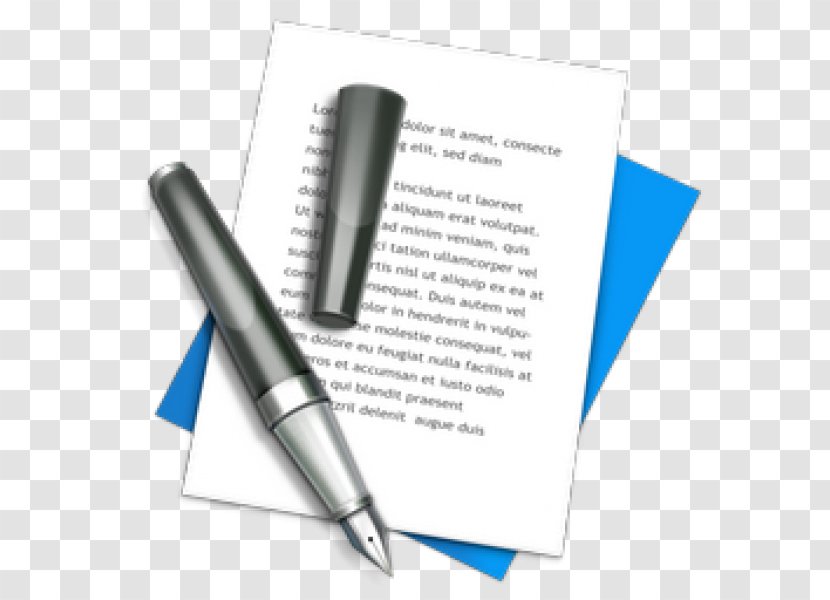 TextEdit MacOS - Office Supplies - Document Transparent PNG