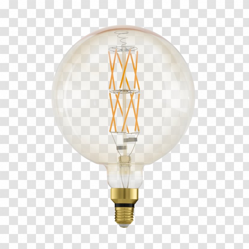 Incandescent Light Bulb Edison Screw LED Filament Lamp - Luminous Efficiency Transparent PNG