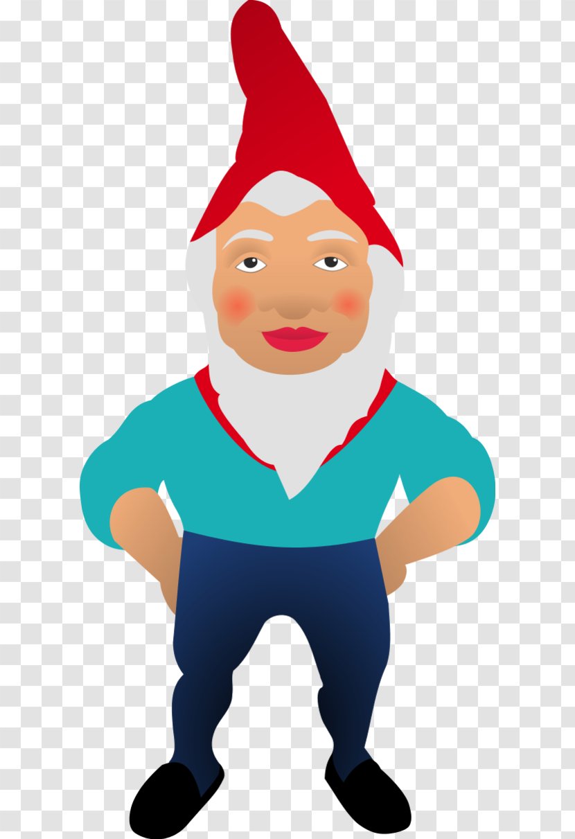 Garden Gnome Free Content Drawing Clip Art - Happiness - Santa Clause Transparent PNG