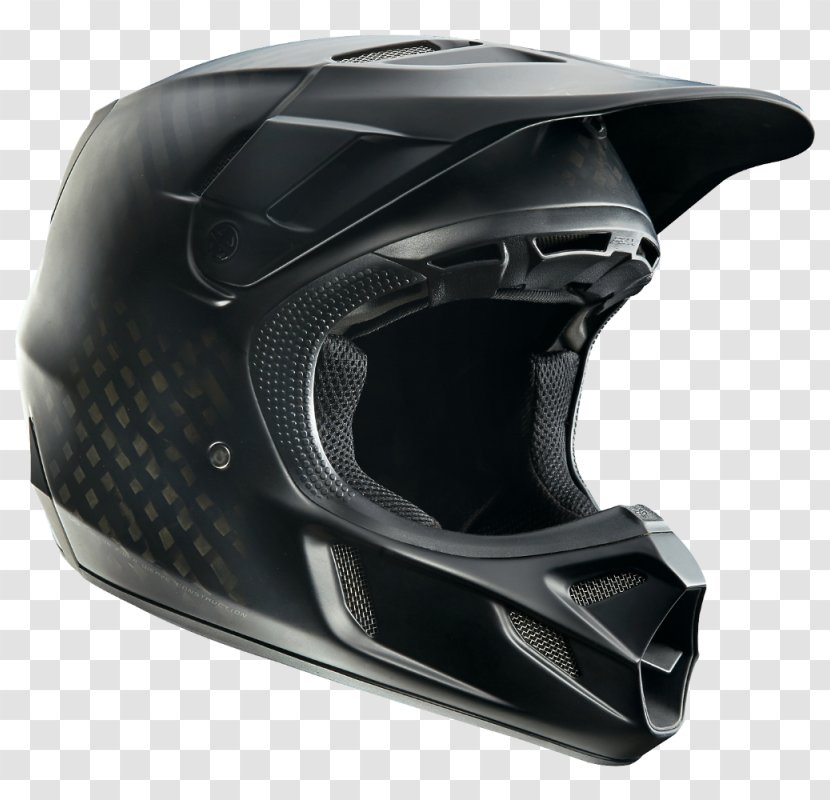 Motorcycle Helmets Fox Racing Motocross - Troy Lee Designs - Carbon Transparent PNG