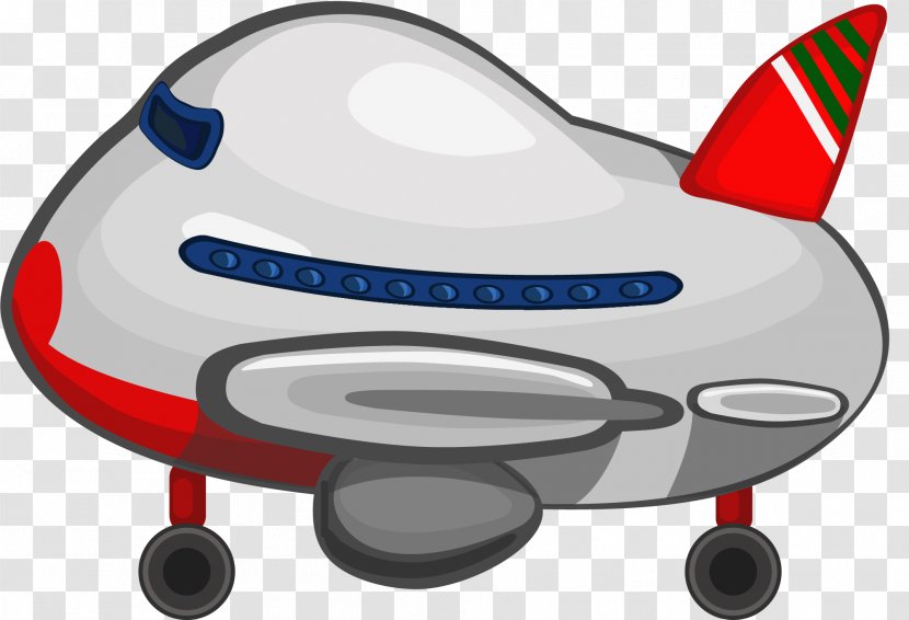 Airplane Aircraft Helicopter - Cartoon Gray Transparent PNG