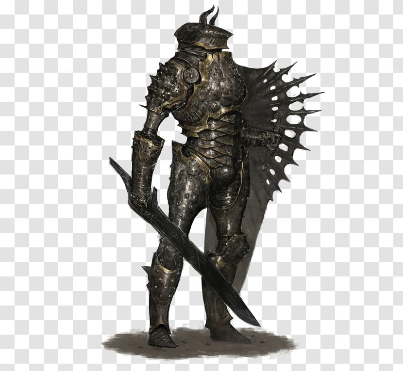 Artstation Plate Armour Knight Hell - Fantasy - Medieval Character Transparent PNG