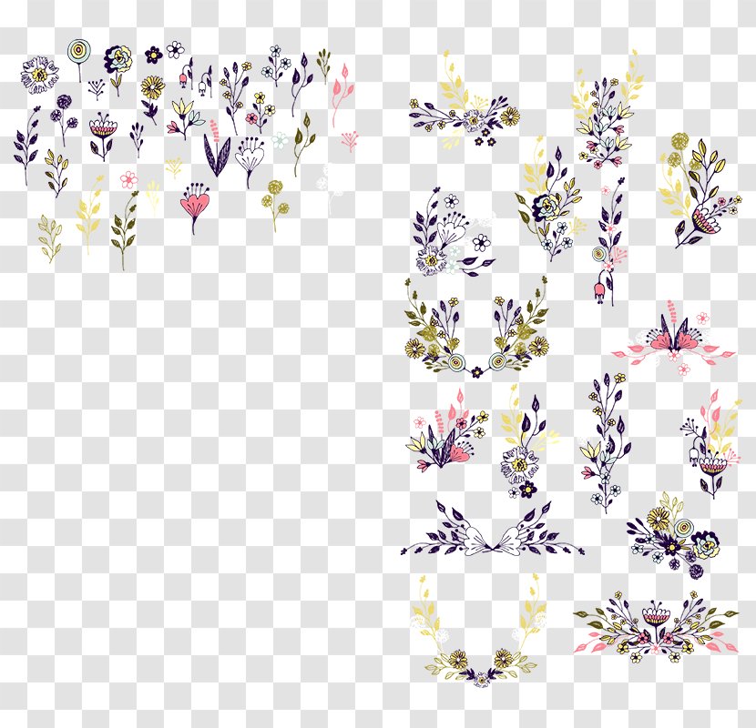 Cherry Blossom Cartoon - Cut Flowers - Wildflower Pedicel Transparent PNG