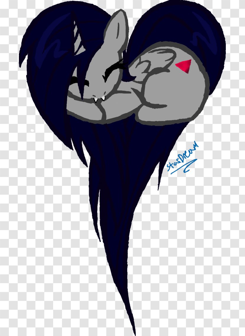 Marceline The Vampire Queen Winged Unicorn Pony Finn Human - Silhouette Transparent PNG