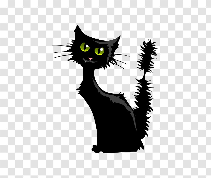 Vector Cat - Trick Or Treating - Paw Transparent PNG