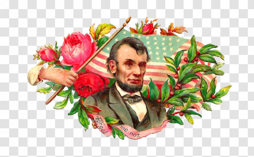 Die Cutting Christmas Ornament Paper Santa Claus Floral Design - Art - Abraham Lincoln Transparent PNG