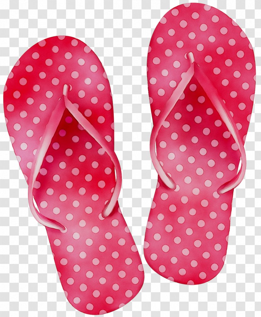 Flip-flops Slipper Polka Dot Pink M - Flipflops Transparent PNG