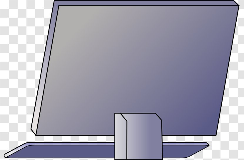 Laptop Computer Keyboard Monitors Personal Clip Art - Display Device - Back Clipart Transparent PNG