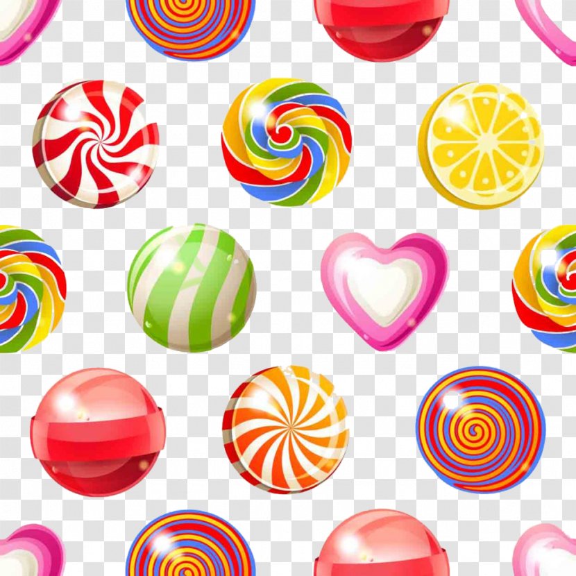 Lollipop Cotton Candy Hard - Chocolate - Colorful Picture Material Transparent PNG