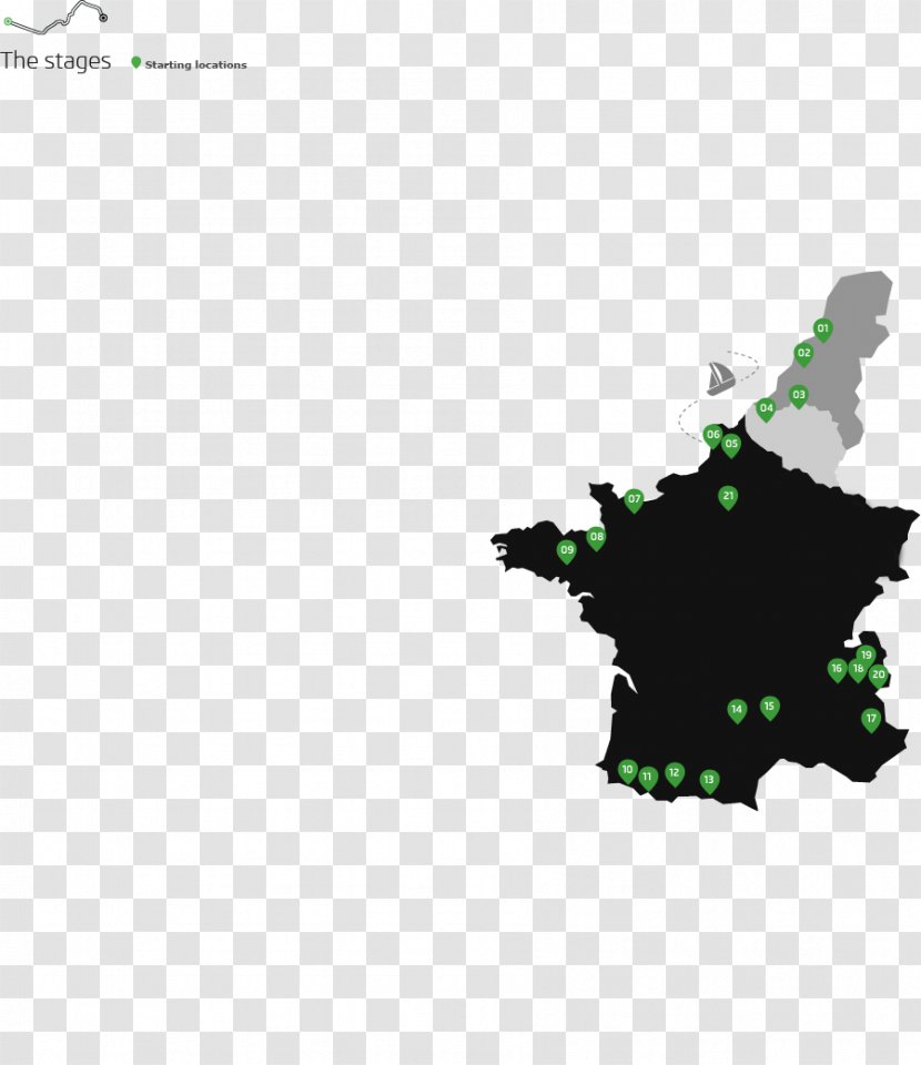 France Vector Map Royalty-free - Tree Transparent PNG