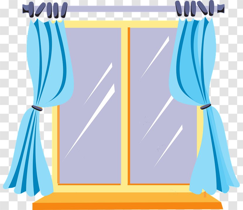 Window Free Content Thumbnail Clip Art - Curtain - Curtains Closet Cliparts Transparent PNG