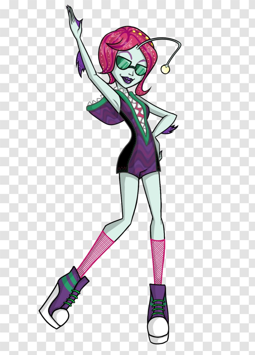 Monster High Ghoul Drawing - Frame Transparent PNG