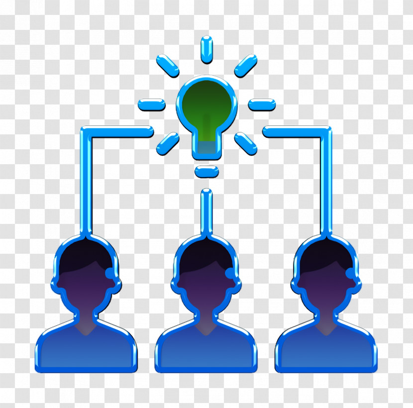 Think Icon Brainstorming Icon Business And Office Icon Transparent PNG
