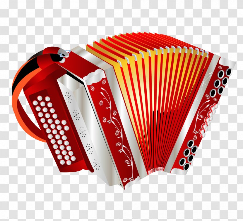 Musical Instrument Accordion Piano - Silhouette - Accordion-dimensional Vector Transparent PNG