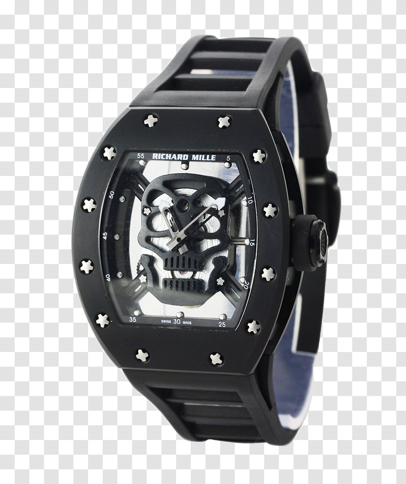 Counterfeit Watch Quartz Clock Richard Mille Tourbillon - Analog Transparent PNG
