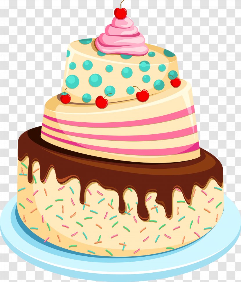 Birthday Cake Happy To You Greeting Card - Cartoon Painting Layer Transparent PNG