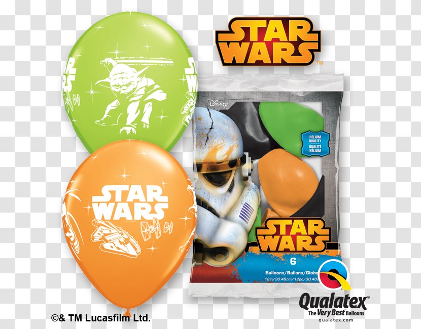 Yoda Star Wars Toy Balloon Anakin Skywalker - Sequel Trilogy Transparent PNG