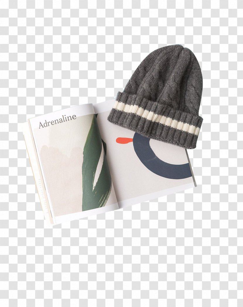 Hat Cashmere Wool - Twisted Flower Transparent PNG