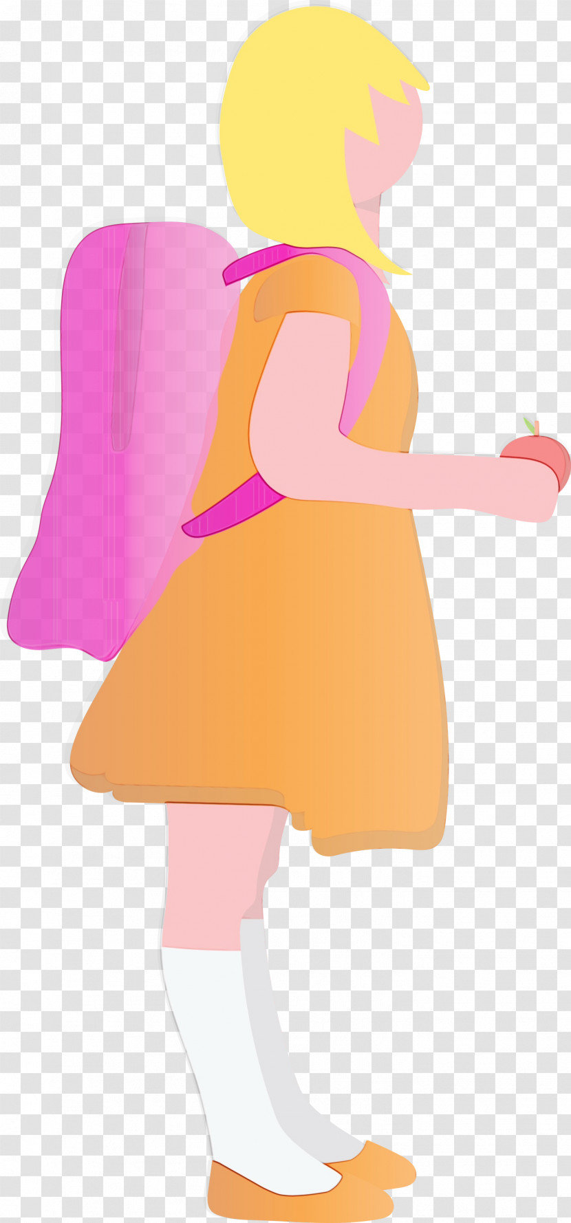 Pink Cartoon Costume Footwear Dress Transparent PNG