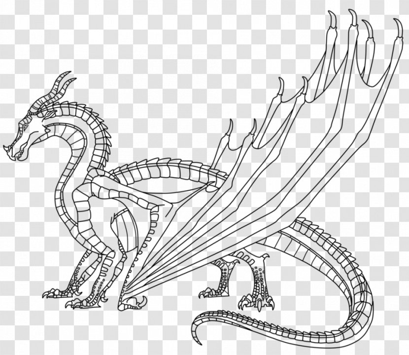 Wings Of Fire Talons Power Line Art - Drawing - Sky Sketch Transparent PNG