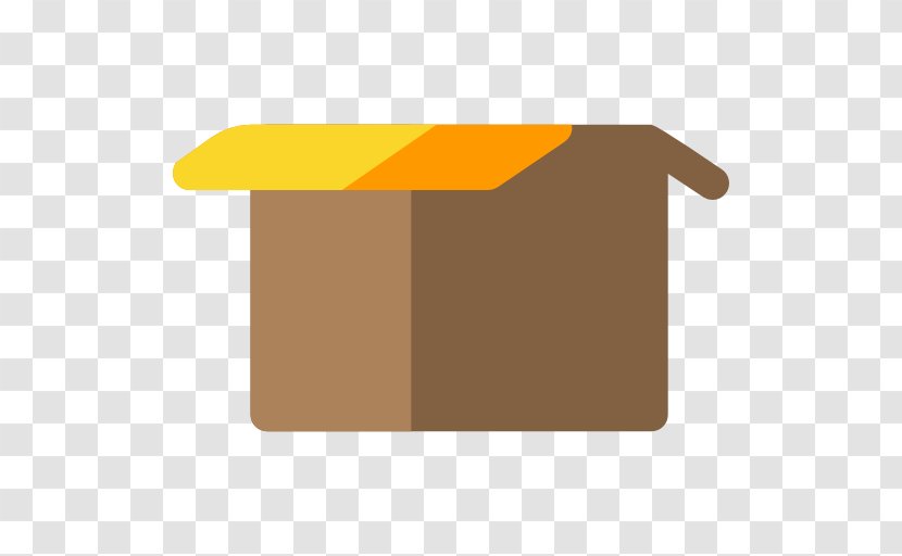 Rectangle Yellow - Open Box Transparent PNG