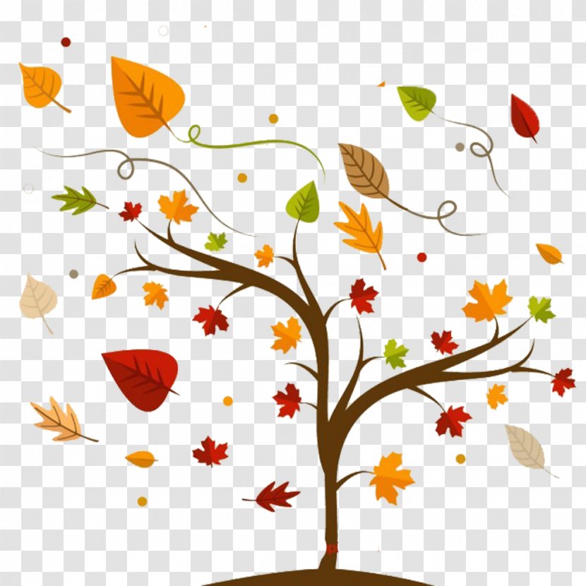 Autumn Tree Euclidean Vector - Artwork - Maple Picture Material Transparent PNG