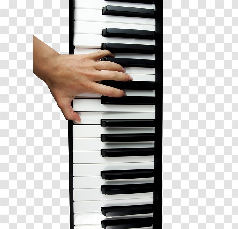 Digital Piano Electric Electronic Keyboard Musical Player - Teacher Transparent PNG